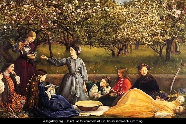 Apple Blossoms (Spring) Sir John Everett Millais