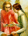 Lorenzo and Isabella - detail - Sir John Everett Millais