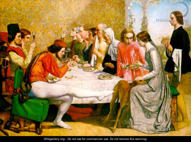 Lorenzo and Isabella - Sir John Everett Millais