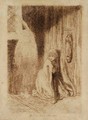 Faust: Margaret in the Church - Dante Gabriel Rossetti