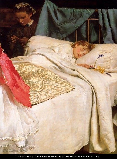 Sleeping - Sir John Everett Millais