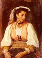 Pippa - detail (or An Italian Girl) - Sir John Everett Millais