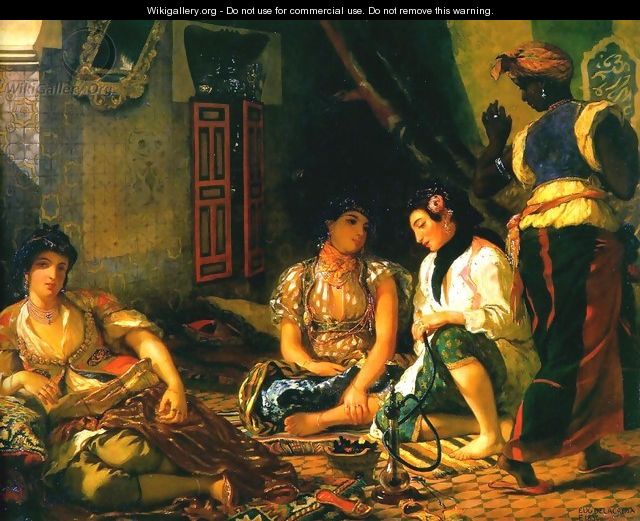 Women of Algiers in their Apartment - Eugene Delacroix