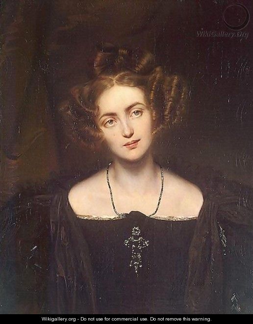 Portrait of Henrietta Sontag - Paul Delaroche