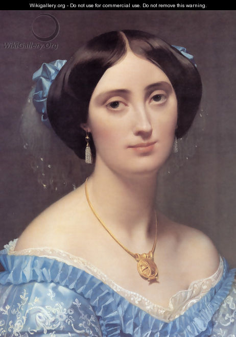 Princesse Albert de Broglie, née Joséphine-Eléonore-Marie-Pauline de Galard de Brassac de Béarn [detail] - Jean Auguste Dominique Ingres
