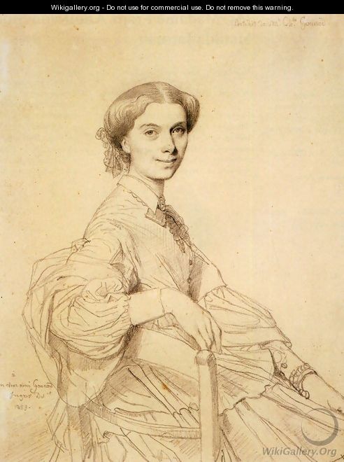 Madame Charles Gounod, born Anna Zimmermann - Jean Auguste Dominique Ingres