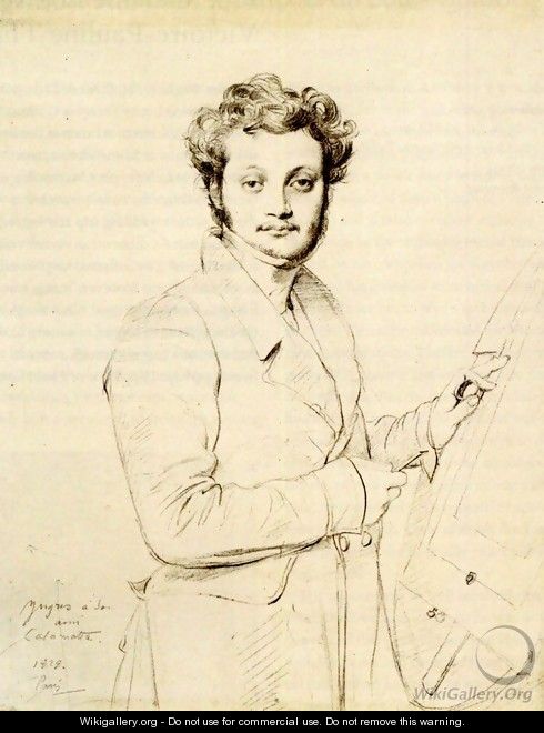 Luigi Calamatta - Jean Auguste Dominique Ingres