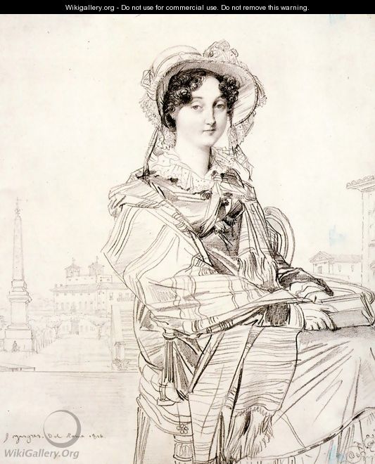 Mrs Charles Badham, born Margaret Cambpell - Jean Auguste Dominique Ingres