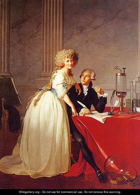 Portrait of Monsieur Lavoisier and His Wife - Jacques Louis David
