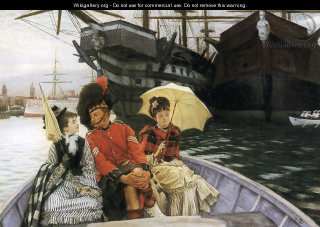 Portsmouth Dockyard (or "How happy I could be with either") - James Jacques Joseph Tissot