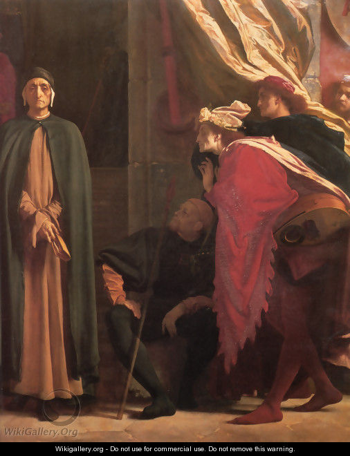 Dante in Exile [detail: right] - Lord Frederick Leighton