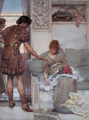 A Silent Greeting - Sir Lawrence Alma-Tadema