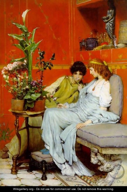 Confidences - Sir Lawrence Alma-Tadema