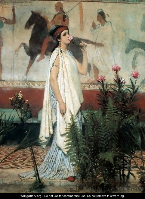 A Greek Woman - Sir Lawrence Alma-Tadema A Greek Woman - Sir Lawrence Alma-Tadema