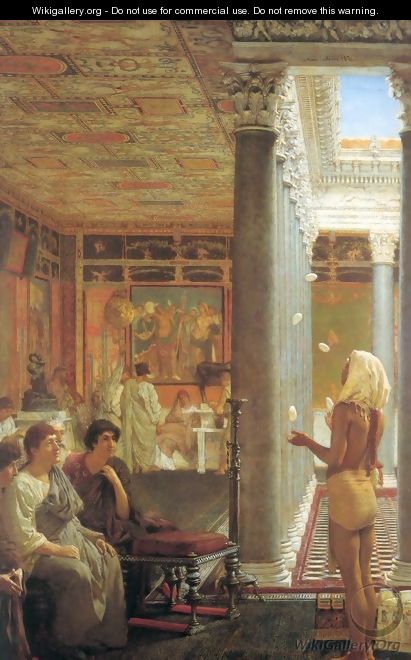 Egyptian Juggler - Sir Lawrence Alma-Tadema