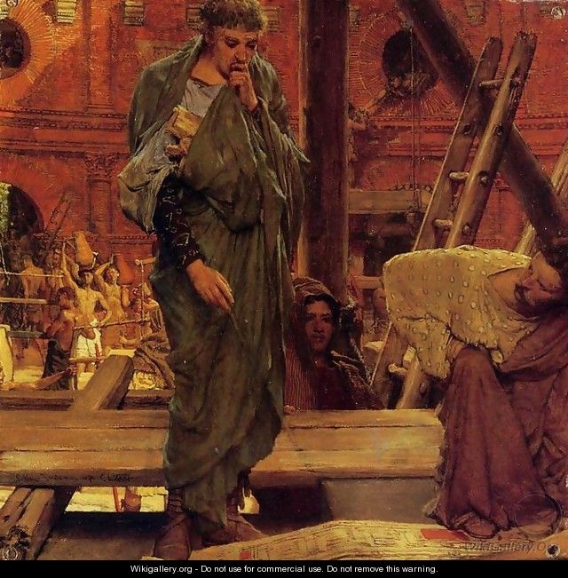 Architecture in Ancient Rome - Sir Lawrence Alma-Tadema