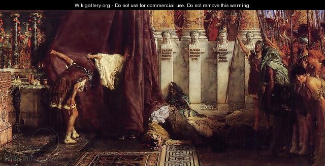 Ave, Caesar! Io, Saturnalia! - Sir Lawrence Alma-Tadema