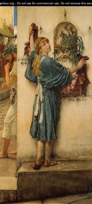 A Street Altar - Sir Lawrence Alma-Tadema