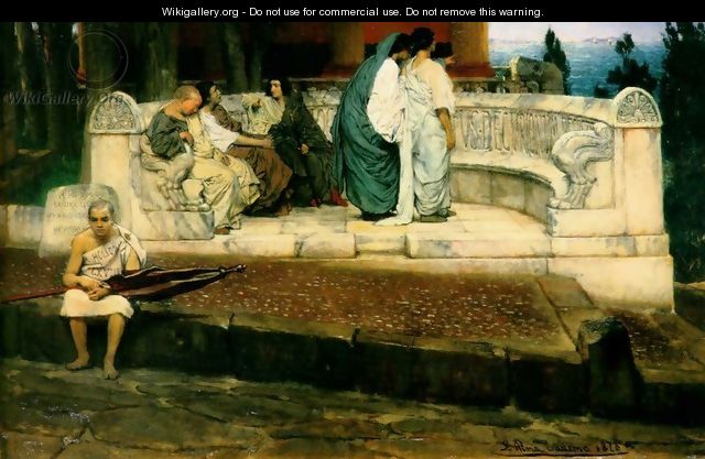 An Exedra - Sir Lawrence Alma-Tadema