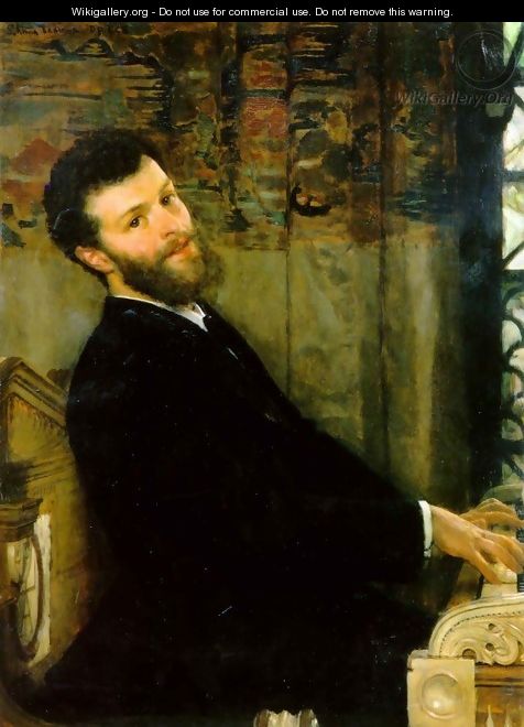 Portrait of the Singer George Henschel - Sir Lawrence Alma-Tadema