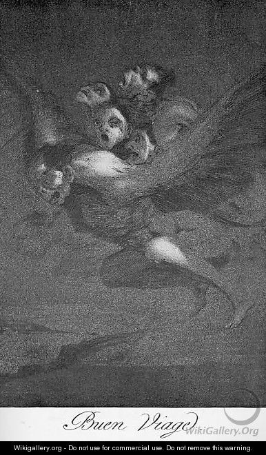 Caprichos - Plate 64: Bon Voyage - Francisco De Goya y Lucientes