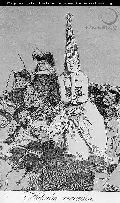 Caprichos - Plate 24: Nothing Could be Done About it - Francisco De Goya y Lucientes