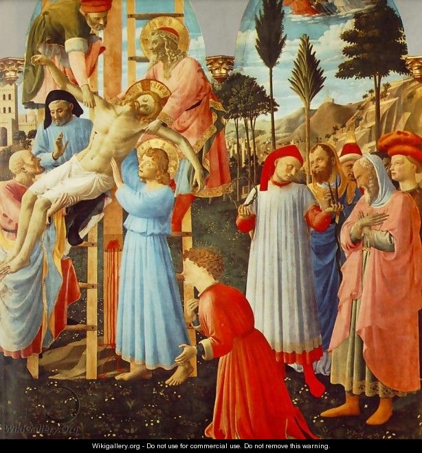 Deposition (Pala di Santa Trinita, detail) - Angelico Fra