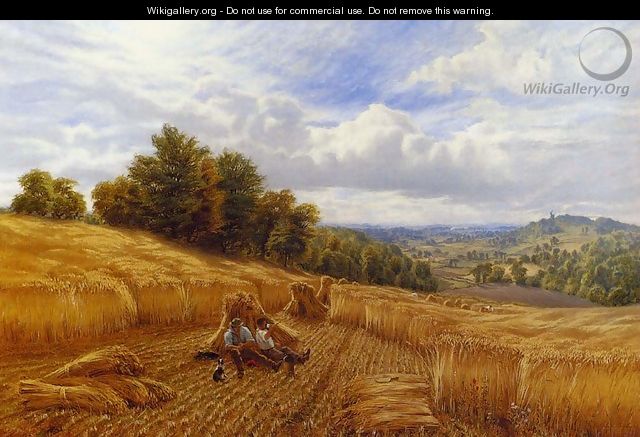 Resting From The Harvest - Alfred Glendening