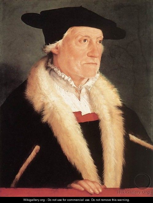 Portrait of the Cosmographer Sebastien Münster - Christoph Amberger