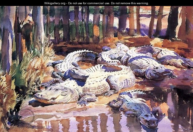 Muddy Aligators - John Singer Sargent