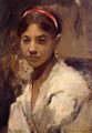 Head of a Capri Girl - John Singer Sargent