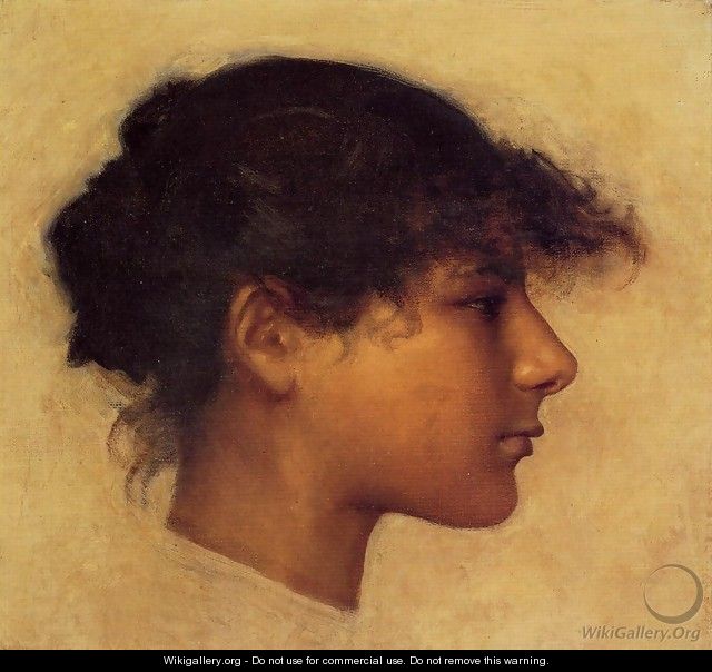 Head of Ana - Capri Girl - John Singer Sargent