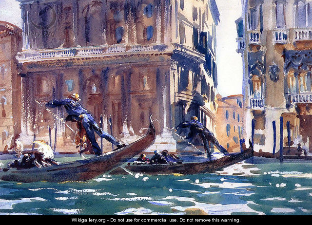 On the Canal] - John Singer Sargent