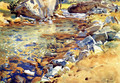 Brook among Rocks - John Singer Sargent