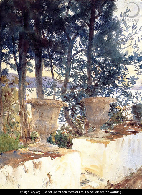 Corfu: The Terrace - John Singer Sargent