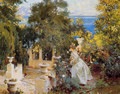 A Garden in Corfu - John Singer Sargent