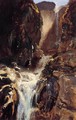 A Waterfall - John Singer Sargent