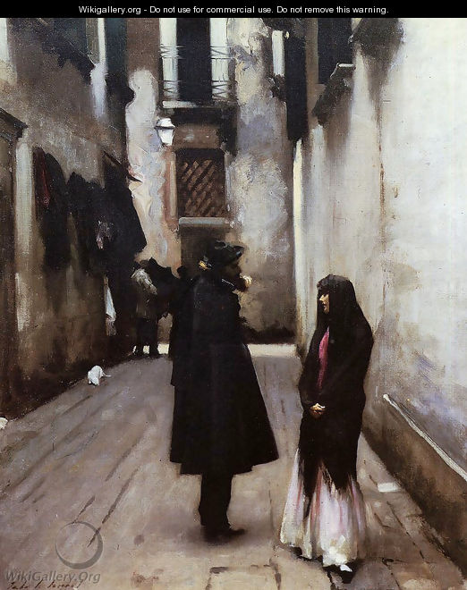 Venetian Street - John Singer Sargent