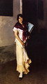 Italian Girl with Fan - John Singer Sargent