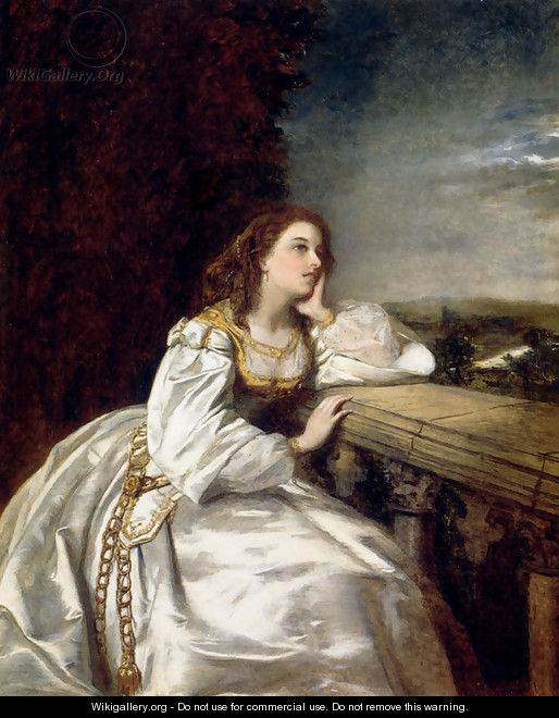 Juliet, "O That I Were A Glove Upon That Hand" - William Powell Frith