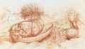 Allegory with wolf and eagle - Leonardo Da Vinci