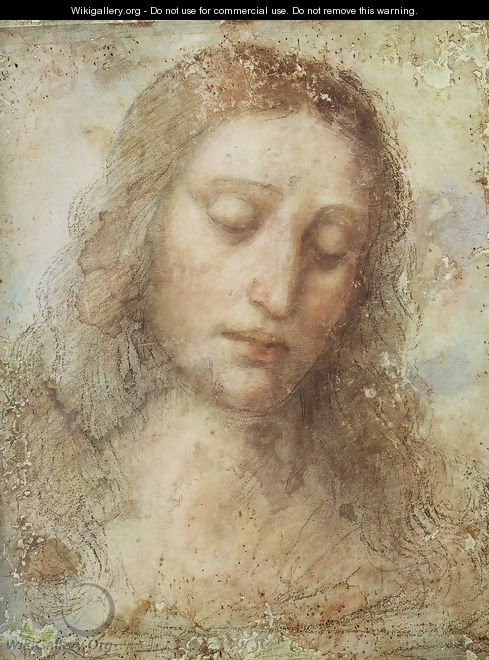 Head of Christ - Leonardo Da Vinci