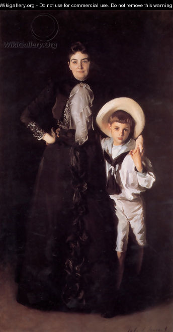 Mrs. Edward L. Davis and Her Son Livingston - John Singer Sargent
