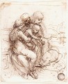 Study of St Anne, Mary, the Christ Child and the young St John - Leonardo Da Vinci