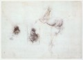 Studies of Leda and a horse - Leonardo Da Vinci