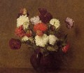 Flowers: Poppies - Ignace Henri Jean Fantin-Latour