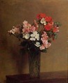 Geraniums - Ignace Henri Jean Fantin-Latour