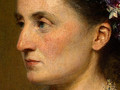 Duchess de Fitz-James [detail: 2] - Ignace Henri Jean Fantin-Latour