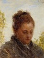 Head of a Young Woman - Ignace Henri Jean Fantin-Latour