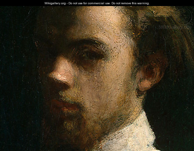 Self-Portrait [detail: 1] - Ignace Henri Jean Fantin-Latour